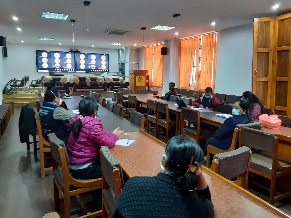 Picture 3: Ongoing discussion with the stakeholders and participants in a virtual session for WAAW 2020 celebration week at NPHL .